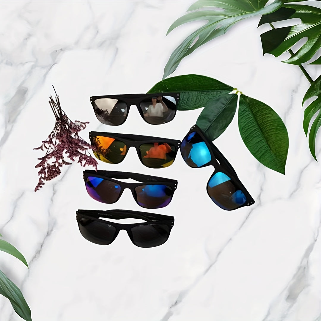 Stylish Lightweight Sunglasses & Case Set for Men