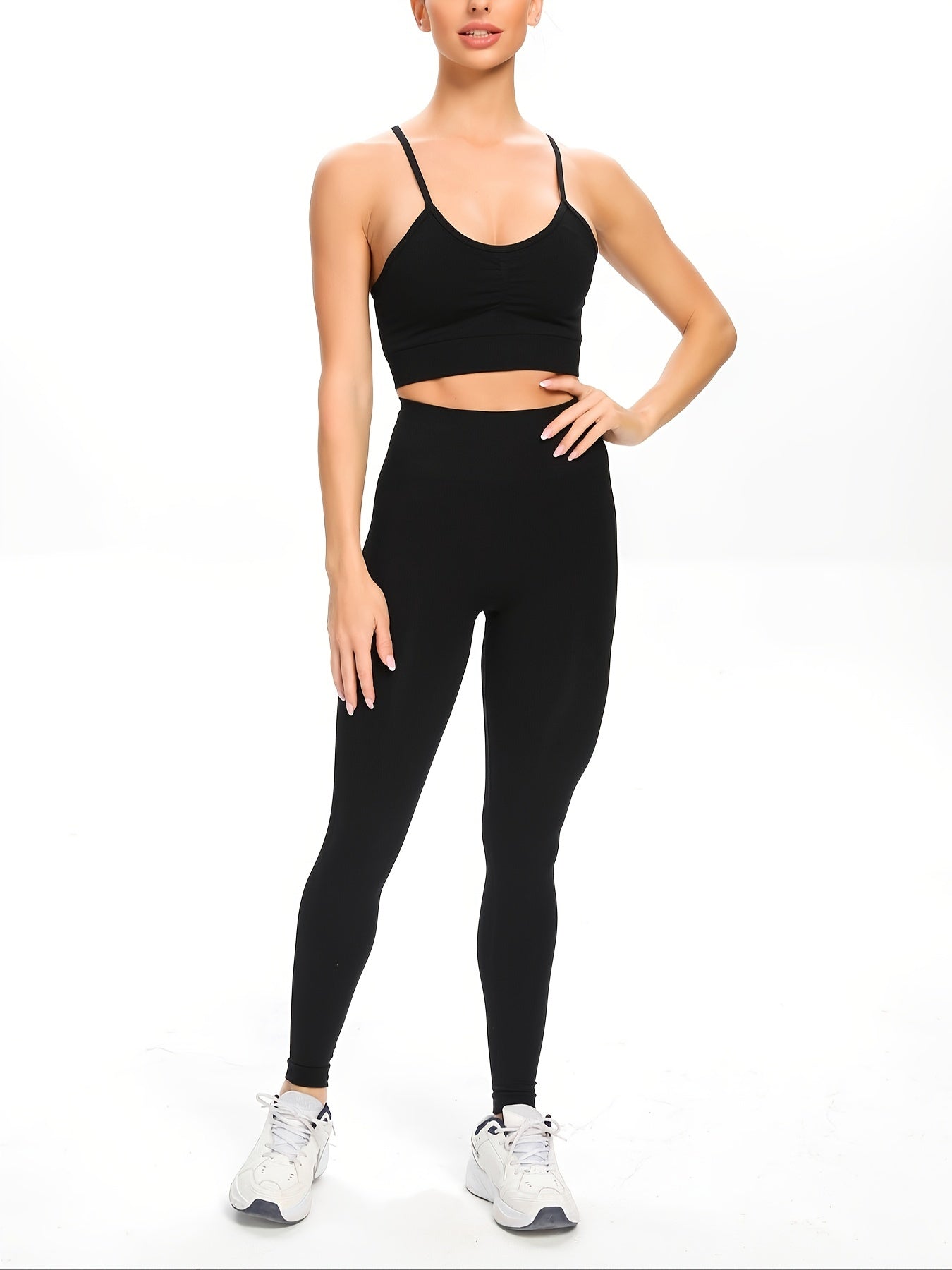 High Elastic Fitness Beauty Back Cami Sports Bra