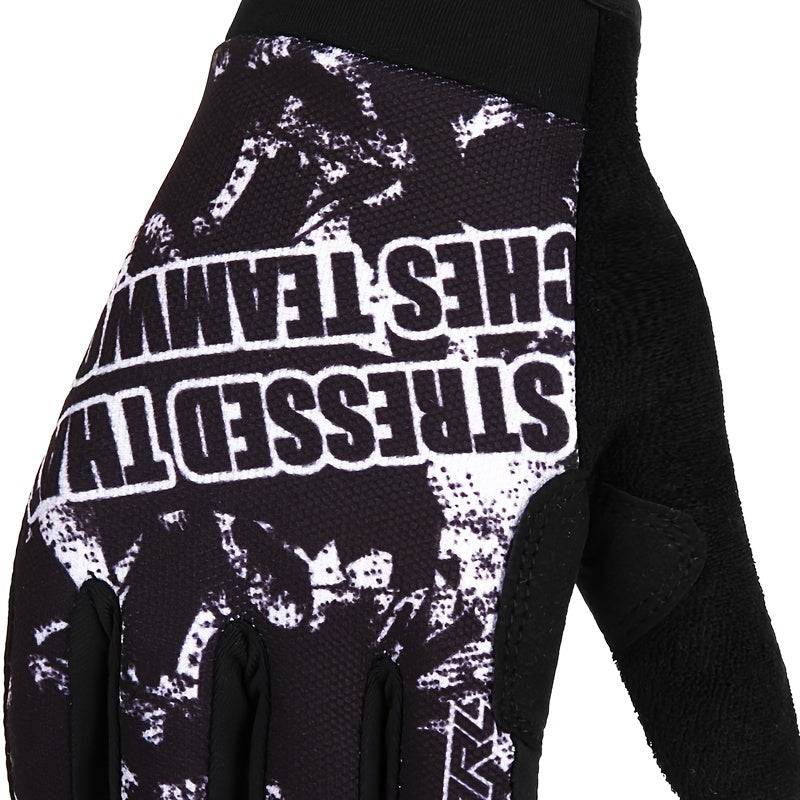 Warm Wind-Resistant Outdoor Cycling Gloves - Long Finger