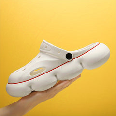 Men's Platform Clogs Non Slip Beach Sandals Hollow Out Garden Shoes