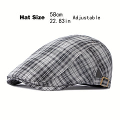 Breathable Beret Hat British Retro Style Cap