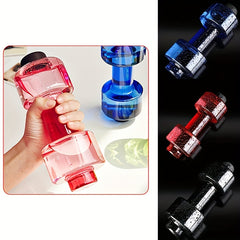 550ML Dumbbell Shaped Water Cup Fitness Sports Bottle
