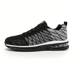 Unisex Knit Sneaker Lace-up Lightweight Shoes for Outdoors