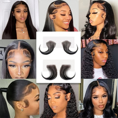 Fluffy Hair Daily Use Natural Looking Invisible Hairline Human Hair Baby Hair