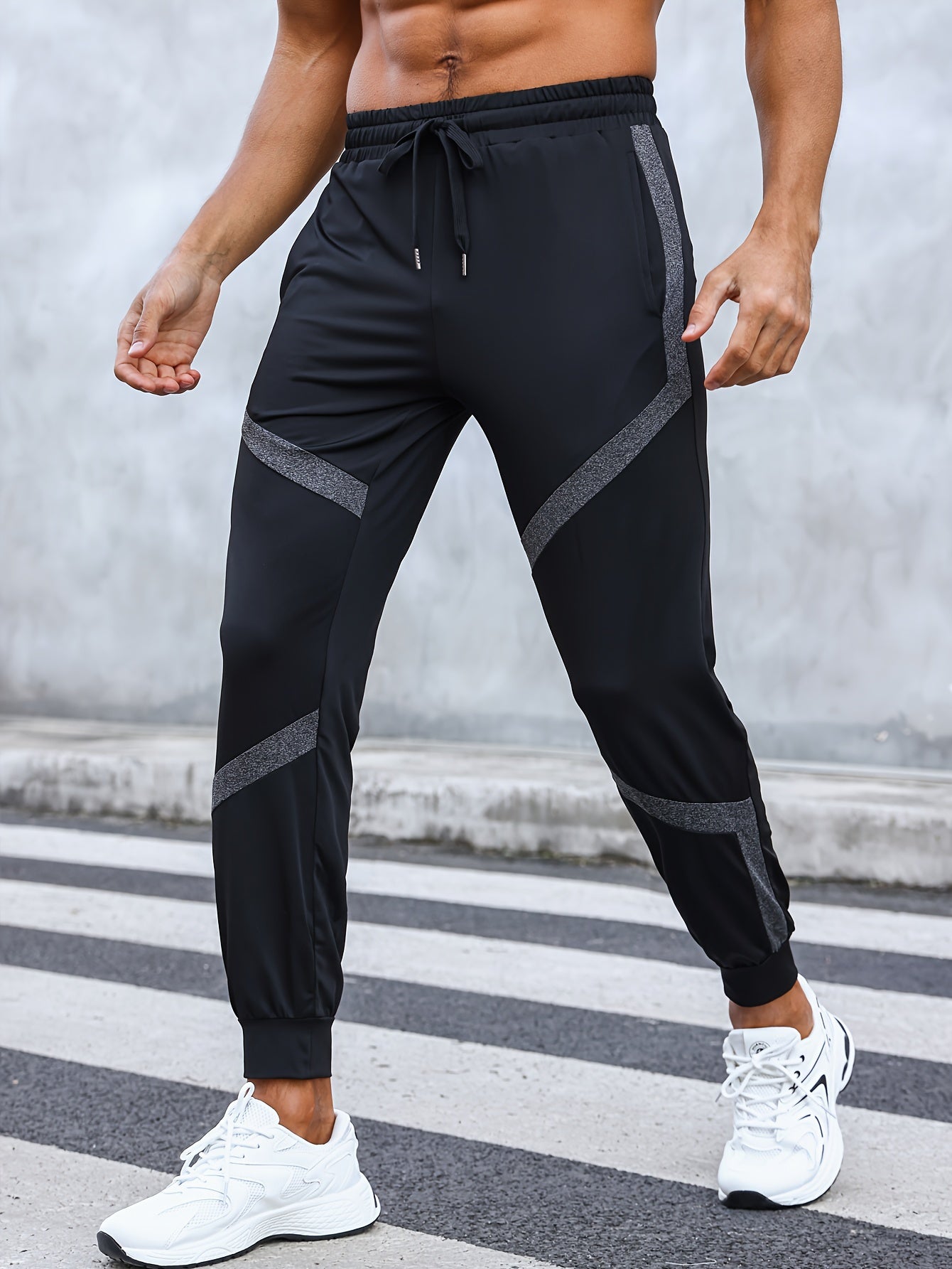 Men's Drawstring Sports Pants Casual Joggers For Fitness