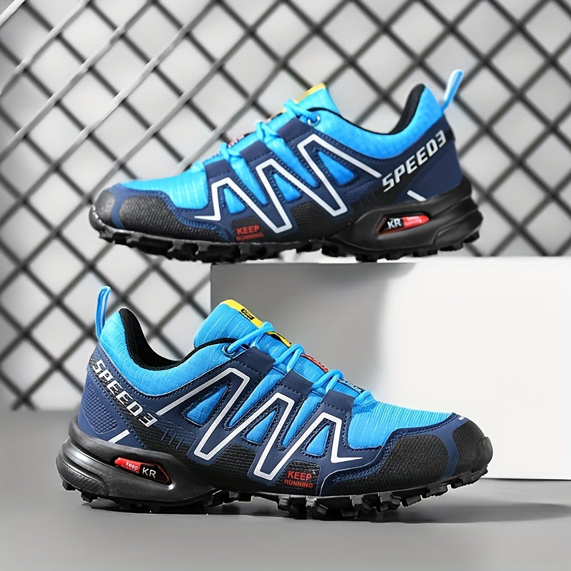 Men's Block Hiking Sneakers Wear Resistant Non Slip Outdoor Shoes