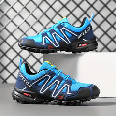 Men's Block Hiking Sneakers Wear Resistant Non Slip Outdoor Shoes