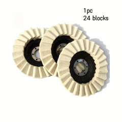Wool Felt Polishing Wheel for Angle Grinder, Very Fine Wheel