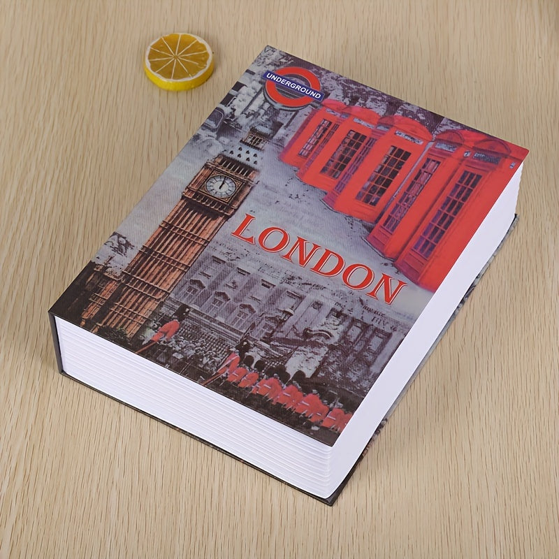 Simulation Book Safe Box With Key Portable Storage
