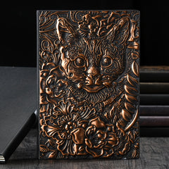 Cat Star Man A5 Hardbound Notebook Journal Notepad