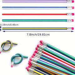 20pcs Bendable Pencils Kids Birthday Learning Toys Party Bag Filler