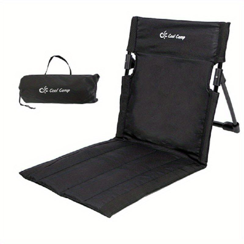 1pc Backrest Aluminum Folding Chair for Outdoor Camping