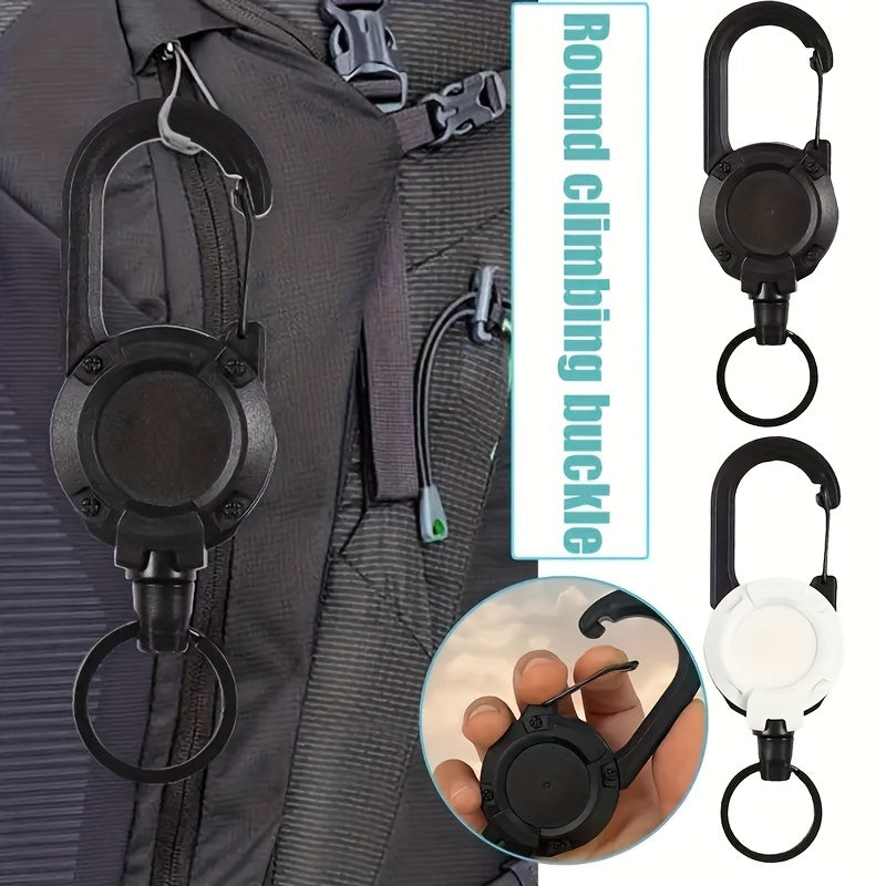 Tactical Telescopic Keychain Retractable Hook Outdoor Multitool
