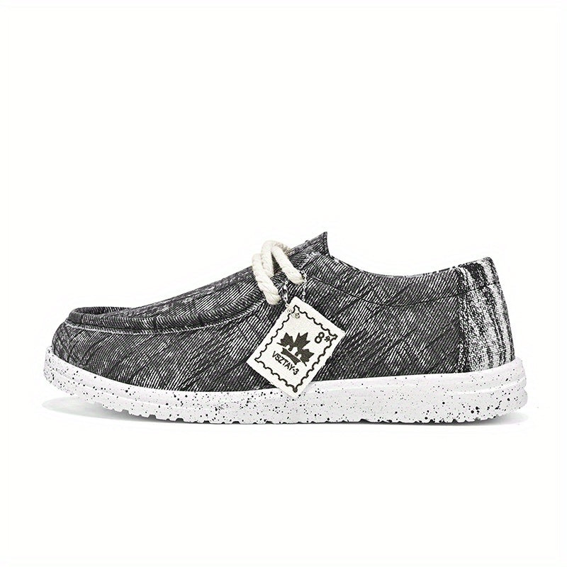 Men's Lightweight Breathable Canvas Shoes For Jogging