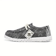Men's Lightweight Breathable Canvas Shoes For Jogging