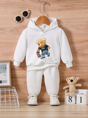 SKATEBOARD LOVER & BEAR Graphic Baby Outfit