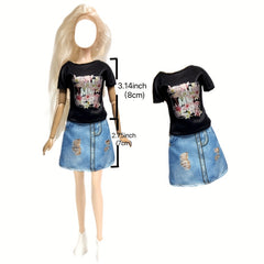 1 Pcs Dress For 1 6 Doll Daily Outfit Party Skirt Gown