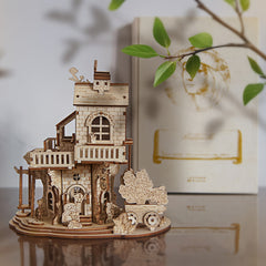 3D Wooden Puzzle DIY Treehouse Model House High Difficulty Building Blocks