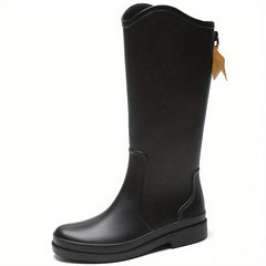 Women's Waterproof High Top Rain Boots Comfortable Non-slip Outdoor Boots