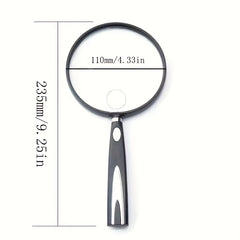 Handheld Magnifying Glass for Elderly Reading, Large HD Mirror Glass