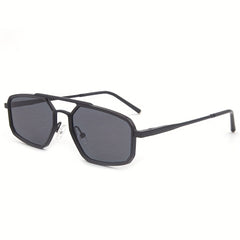 Men's Retro Double Beam Polygon Sunglasses