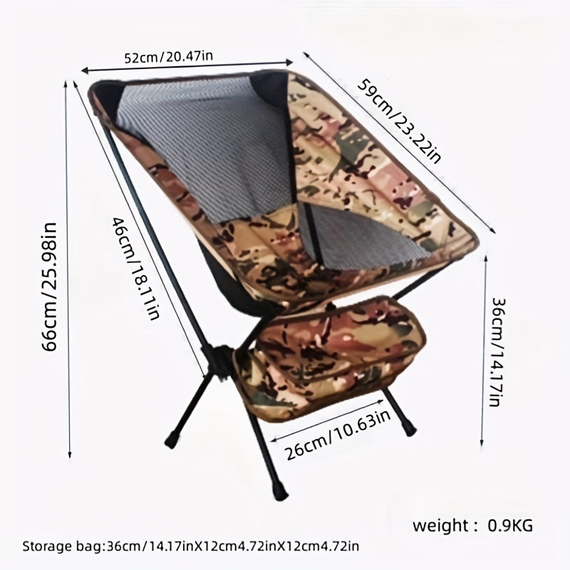 Portable Lightweight Moon Chair for Outdoor Camping Beach