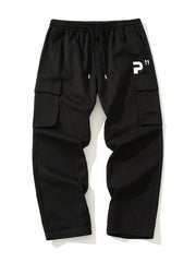 Men s Abstract Print Cropped Cargo Pants
