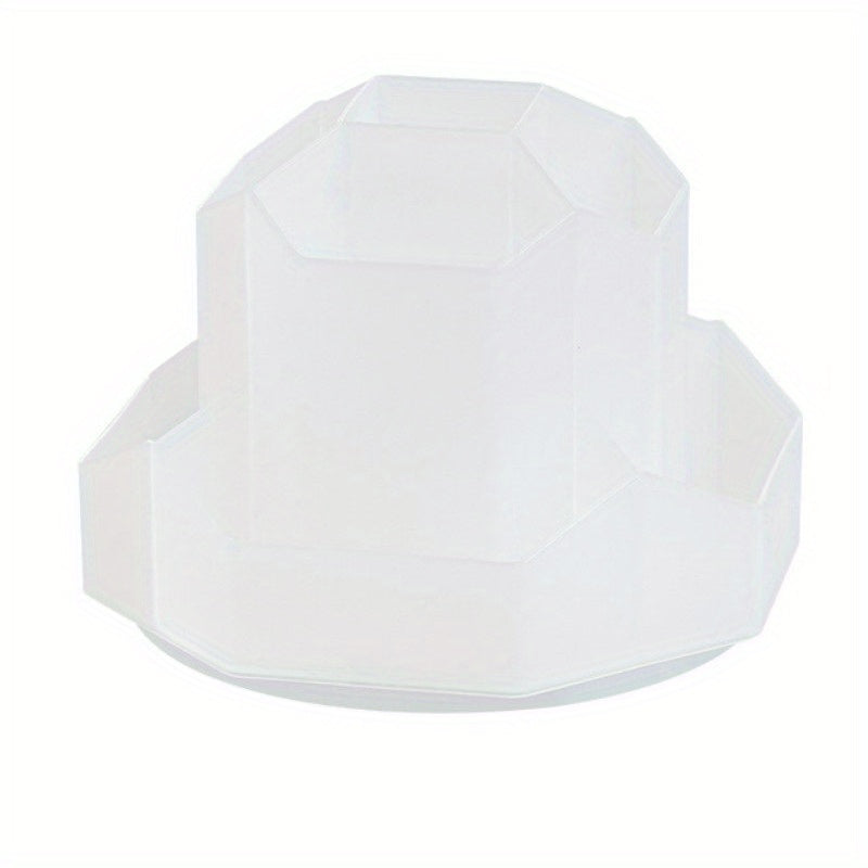 360 Rotating Cosmetic Organizer Box Makeup Brush Case Holder Lipstick Holder