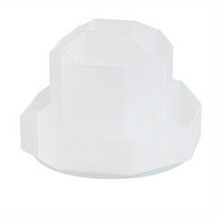 360 Rotating Cosmetic Organizer Box Makeup Brush Case Holder Lipstick Holder