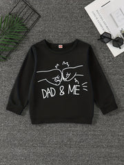DAD ME Boys Sweatshirt Creative Pullover Long Sleeve