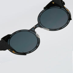 Vintage Oval Glasses Steampunk Lens Sun Glasses Women Unisex Eyeglasses
