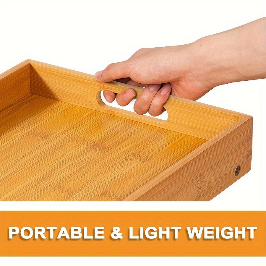 Bamboo Folding Tray Table Multifunctional Household Small Table