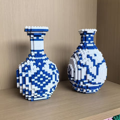 1500pcs 3D Ceramic Vase DIY Puzzle Kit Adult Assembly Model Set