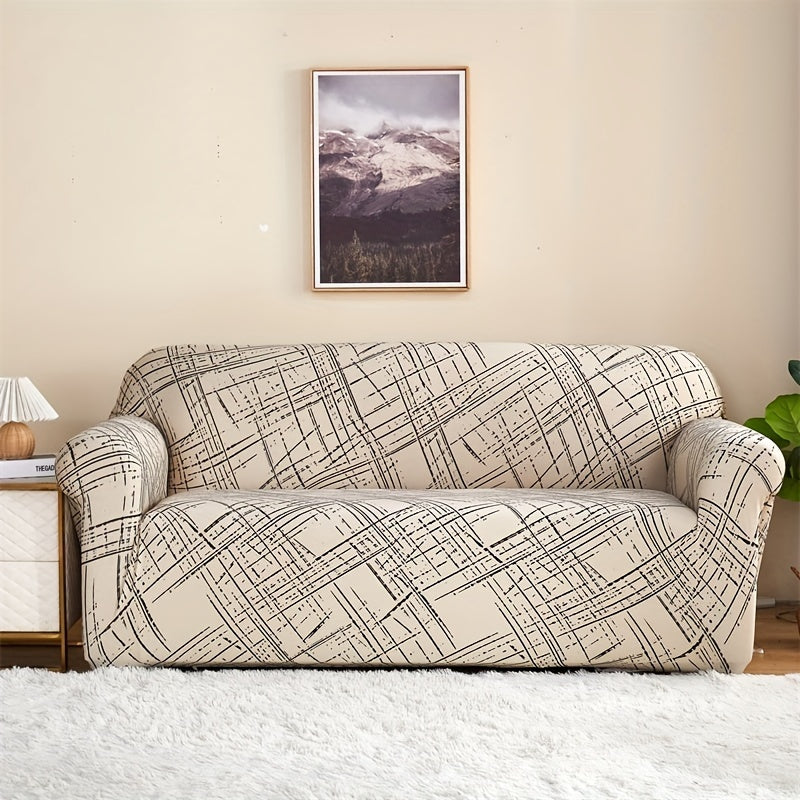 Non Slip Milk Silk Sofa Slipcover Universal Furniture Protector