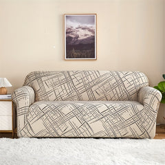 Non Slip Milk Silk Sofa Slipcover Universal Furniture Protector