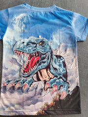 Comfy Dinosaur T Shirt for Kids Soft Stretchy Fabric