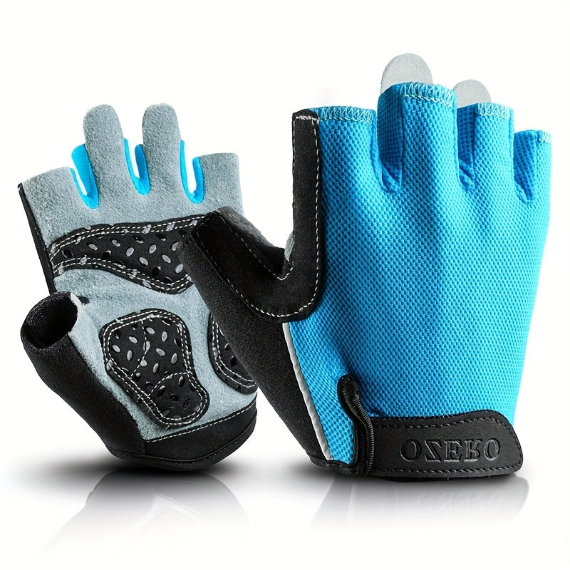 Men's Summer Cycling Gloves Anti-slip Half-finger Fitness Yoga