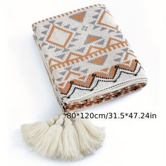 Bohemian Knit Blanket Sofa Cover Air Conditioning Blanket Baby Blanket