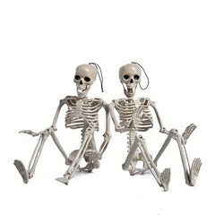 2pcs Halloween Skull Skeleton with Movable Joints - Halloween Gift