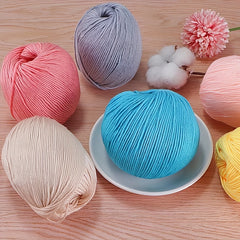 Multicolor Soft Yarn for Knitting & Crocheting - 6 Ply Bulk Yarn