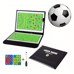 Foldable Magnetic Football Basketball Training Board Soccer Coaching Clipboard