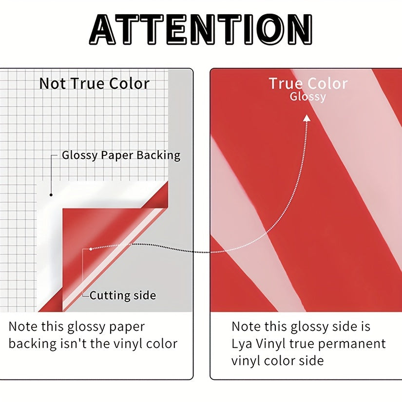 Glossy Red Adhesive Vinyl Roll for Silhouette Cameo 30 X 12