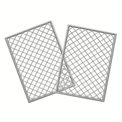 4pcs Metal Fence Panels for DIY Outdoor Projects and Home Security
