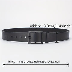 Men's PU Leather Belt Casual Jeans Pants Belt Outdoor Party Holiday