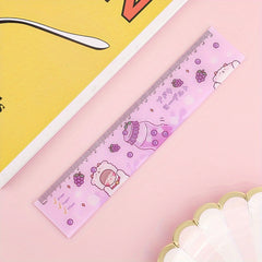 Cartoon Acrylic Ruler Student Office Drawing Measuring Ruler