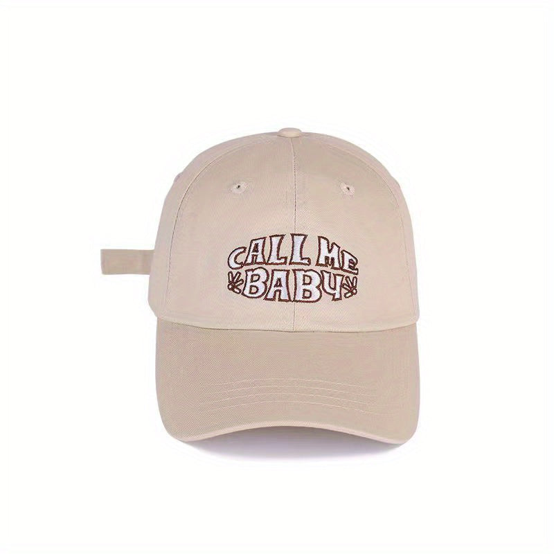Baseball Cap Summer Sunshade Sun Hat Letter Embroidery Peaked Cap Men