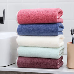 5pcs Soft Absorbent Hand Towel 13 X 29 Inch Coral Fleece Towel