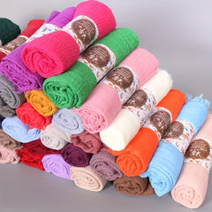 Wrinkle Breathable Hijab Soft Headband Bandana
