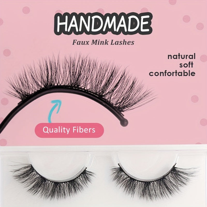 17mm Winged Cat Eye Faux Mink Lashes