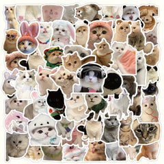 60pcs Animal Stickers Vinyl Decals for Laptop Skateboard Bumper Girl